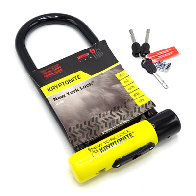 Kryptonite New York Schloss LS / MC - Fahrrad Gold Security 9/10 - 3 Schlüssel - 048-R17