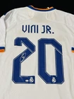 Vini Vinicius Jr Signed Real Madrid Pro Style Soccer Jersey COA