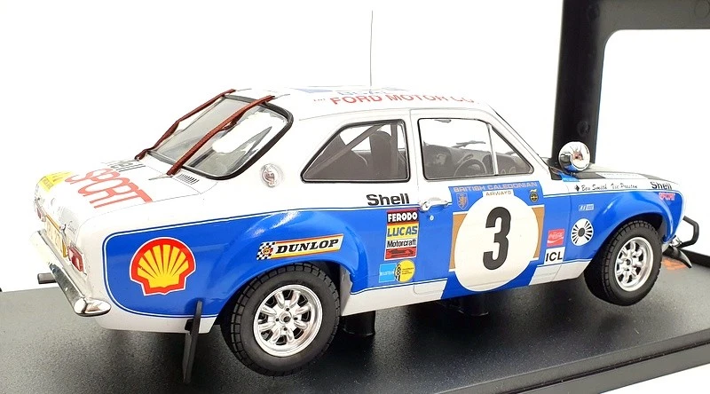 IXO 1/18 Scale 18RMC075B - Ford Escort MK1 RS 1600 #3 Safari 1973 V.Preston Jr - Image 2 of 4