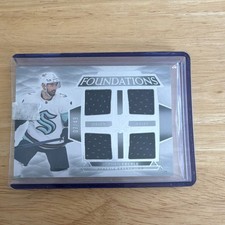 Upper Deck 2021-22 The Cup Foundations Quad Jerseys Jordan Eberle /49