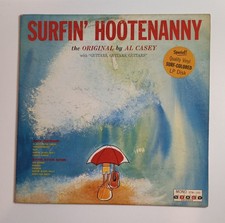 Surfin' Hootenanny by Al Casey (Green Vinyl Mono LP, 1963) Stacy Records - G