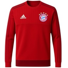 BAYERN M NICH 2015 2016 HOME FOOTBALL SOCCER SWEATSHIRT ADIDAS TRAINING sz M