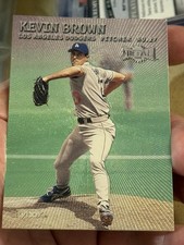 2000 Metal Emerald Los Angeles Dodgers Baseball Card #94 Kevin Brown