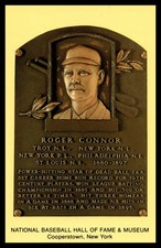 Cooperstown Hall of Fame Postcard Roger Connor HOF Mint