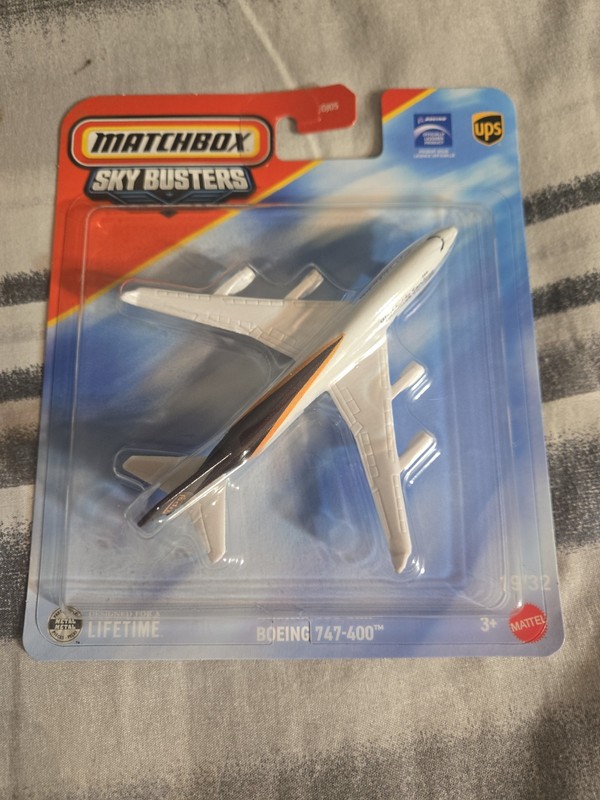 Matchbox Sky Busters Boeing 747-400 UPS