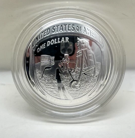 2019 P Proof Apollo 11 50th Anniversary Commemorative Program - Image 2 of 4