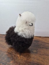 Llama Stuffed Animal - Handmade with Genuine Alpaca Fur - Brown Very Soft 6