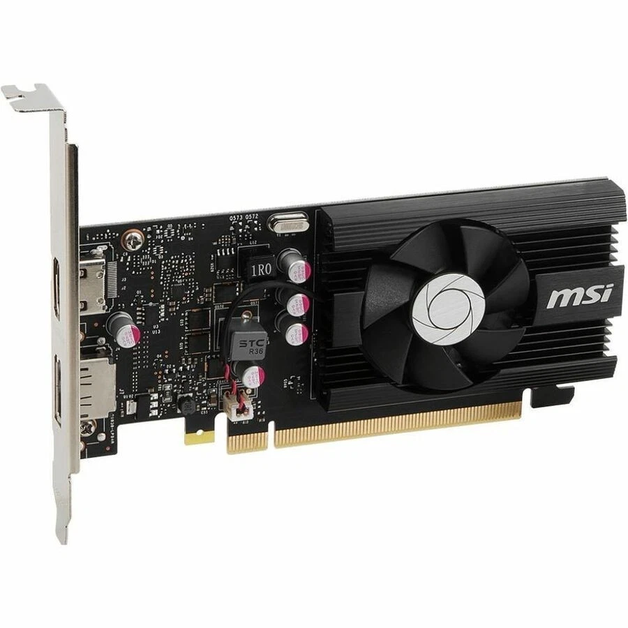 MSI NVIDIA GeForce GT 1030 Graphic Card - 4 GB DDR4 SDRAM - Low-profile - Image 3 of 4