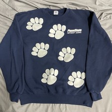 Vintage 90s Penn State University Two Sided Paw Print Crewneck Sweatshirt Sz XL