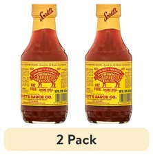 (2 pack) Scott's Red Hot Barbecue Sauce, 16 fl oz
