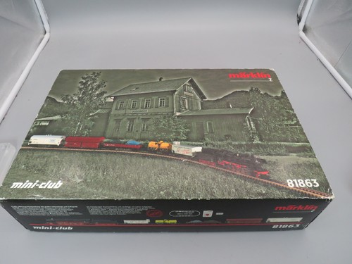 81863 große Güterzug-Startpackung mit BR 50 und Fahrregler, Spur Z, Märklin | Zustand: Gebraucht