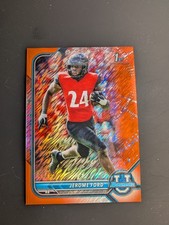 Jerome Ford Orange Shimmer /25 2021 2022 Bowman Chrome U University