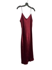 Vintage 1990’s Valentino Intimo Red Satin Nightgown Slip Dress