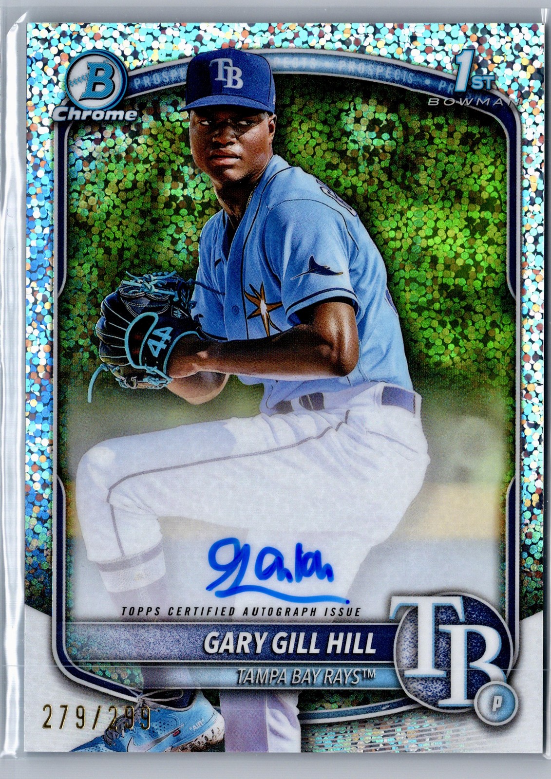 2025 Bowman #CPA-GG Gary Gill Hill Chrome Prospects Auto Speckle /299