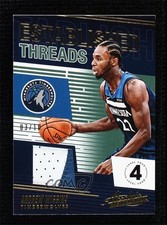 2018-19 Absolute Memorabilia Established Threads Level 4 3/10 Andrew Wiggins 0b9