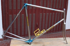 vintage steel racing frame Maccagni italy