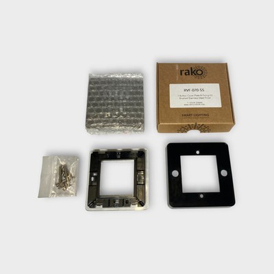 Rako RVF-070-SS 7 Button Stainless Steel Cover Plate - New Old Stock