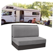 RV Dinette Cushion Covers, Camper Bench Seat Covers RV Couch Covers Light Grey