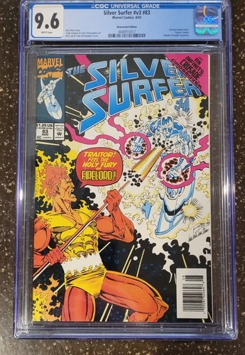 1993 Marvel Silver Surfer #83 CGC Graded 9.6 Near Mint+