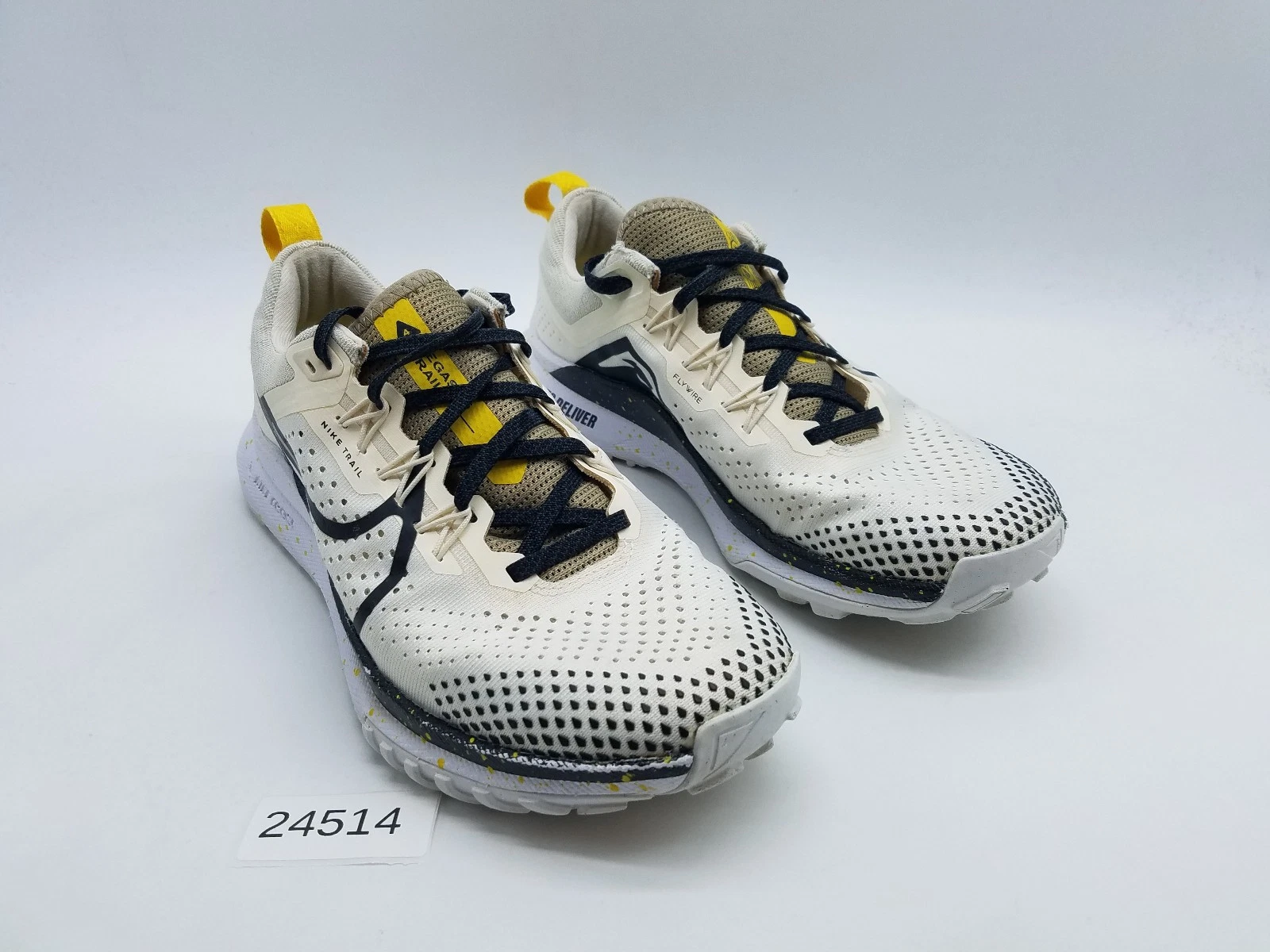 Nike React Pegasus Trail 4 Men's Size 7 Running Shoes Pale Ivory
