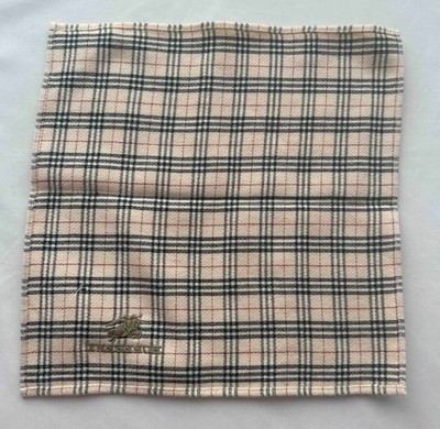 Vintage Burberry Mini Handtuch Taschentuch RAR Japanisch Neu Mit Etikett Karomuster
