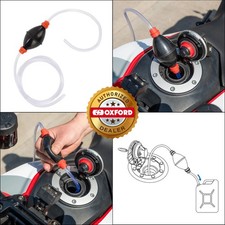 Oxford Syphon Pump Petrol Diesel Water Oil Liquid Fuel Transfer Easy Use Pump UK