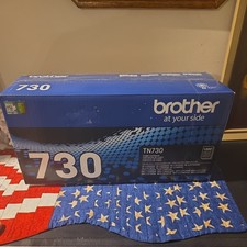 Brother Genuine TN-730 Toner Cartridge Black Laser 1200 Pages Original Ink OEM 