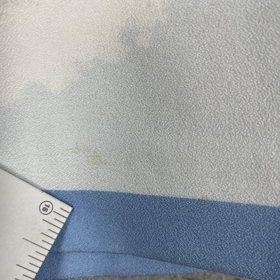 Falda Pinko Mujer UK 6 US 2 Azul Blanco Montaña Esquí Estampado Hecho en Italia Crepé Foto 3 de 4