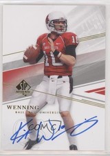 2014 SP Authentic Auto Keith Wenning #40 Auto 0c2