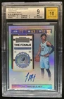2019-20 Panini Contenders Ja Morant RC The Finals Ticket Auto #/49 BGS 9/10