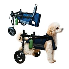 Small Dog Wheelchair for Back Legs, Wheelchair for Dogs with Reflective Strip...