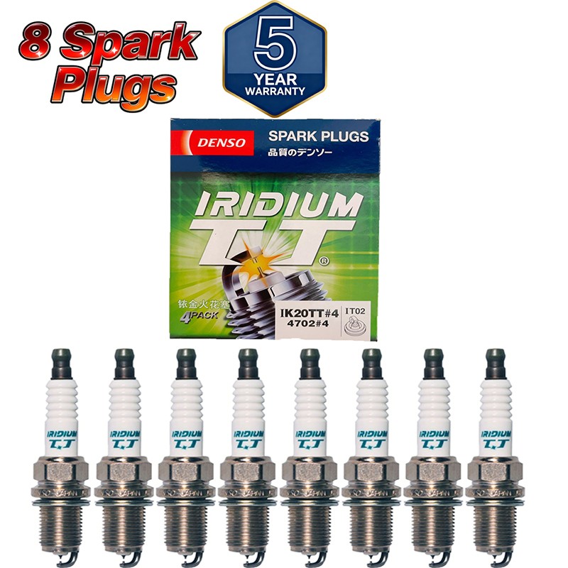 8PCS Denso IK20TT 4702 Iridium Spark Plugs For Audi Chery VW Jeep Subaru