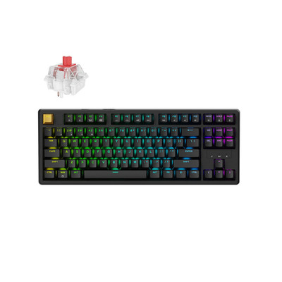 Keychron J4 QMK Wireless Mechanische Tastatur Black / ANSI Super Red