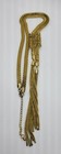 Vintage Gold Tone Rhinestone Lariat Style Long Chunky  Statement Necklace — photo 3