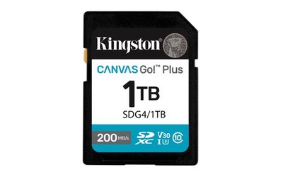 Kingston Technology Canvas Go! Plus 1Tb Sdxc Canvas Go Plus Gen4 200Mb/S C10 Uhs