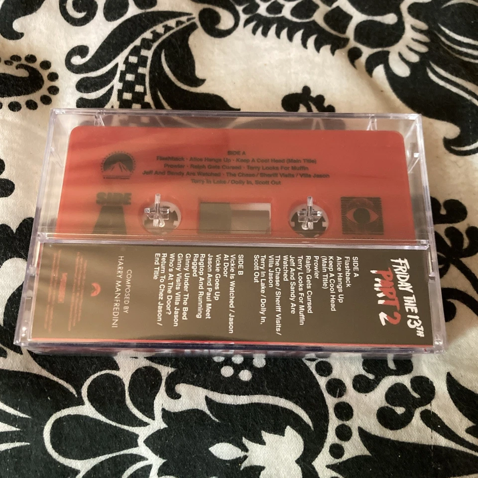 NEW Friday The 13th Part 2 RED & WHITE Cassette Terror Vision #/200 Limited OST - Image 3 of 4