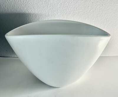 Vintage Rare Modernist Rare Ovoid Shape Matt Planter , Made in Germany Marked