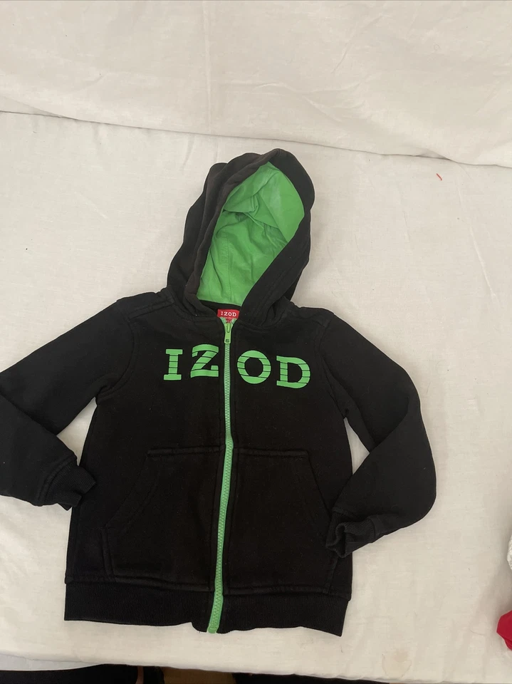 Izod Toddler Hooded Jacket Size 5T 60%, cotton, 40% polyester - Изображение 4 из 4