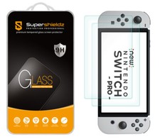 2X Supershieldz Tempered Glass Screen Protector for Nintendo Switch OLED 2021 