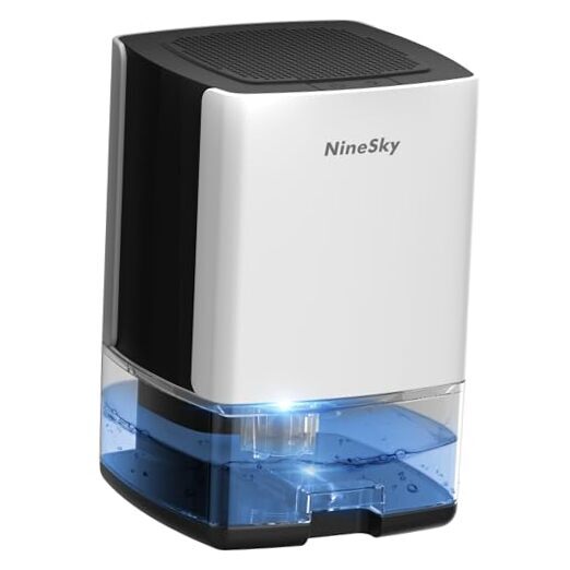 Dehumidifier for Home, 30oz Water Tank,(300 sq.ft) 01 White/Black