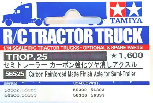 1/14 Tamiya Truck Semi-Trailer 120mm Axle Casings, Carbon Reinforced Parts - Picture 7 of 7