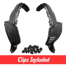 Left & Right Side Fender Liner Set w/ Clips For 2005-2011 Toyota Tacoma 4WD