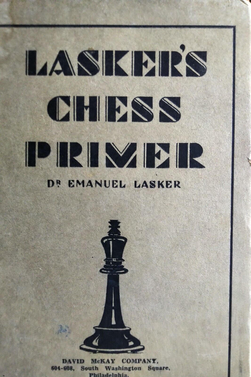 Lasker's Chess Primer by Dr. Emanuel Lasker