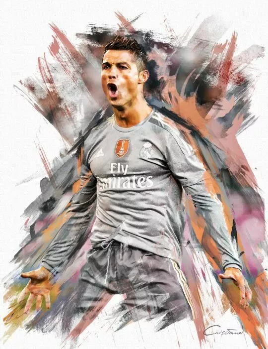 Cristiano Ronaldo 7 Pop Art #2 - Ronaldo - Posters and Art Prints