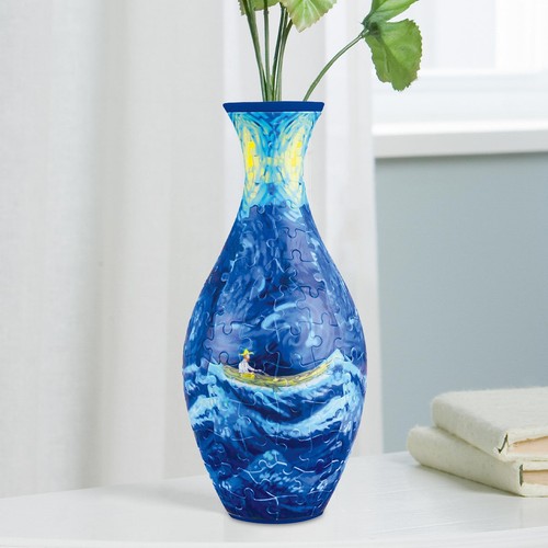 3D Puzzle Vase 3D Vase Puzzle Jigsaw Puzzle Flower Vase Puzzle Boat Pattern - Picture 5 of 12