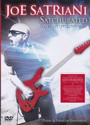 JOE SATRIANI SATCHURATED LIVE IN MONTREAL New Sealed DVD 