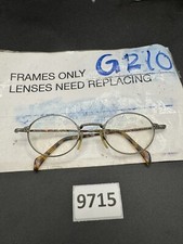 Vintage Dakota Smith 1195 Thunder Road Aged Silver Round Frame 47-22 145 mm