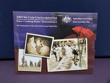 2005 Six Coin Uncirculated Set - Peace - ComingHome - Remembrance