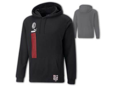 Puma AC MILAN ftblCulture Hoody Nero AC MILAN Felpa Con Cappuccio