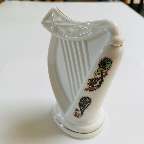 Harp Royal Tara Fine Bone China Galway Ireland Porcelain Musical Figurine Decor
